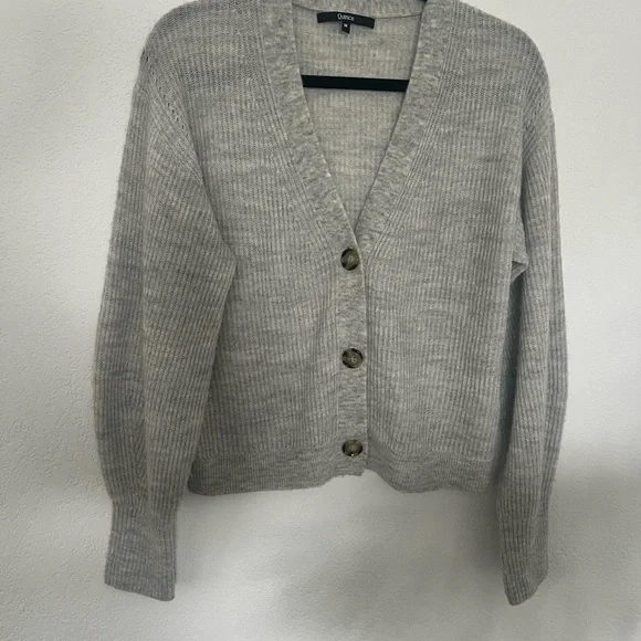 Quince baby alpaca wool cropped cardigan - Picture 7 of 12